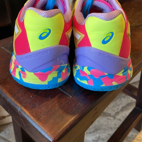 ASICS Gel Resolution 8 Tennis Shoes Yellow size 12 - Picture 8 of 12